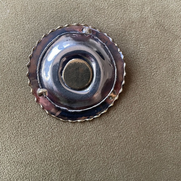 Circular Bronze Brooch - Picture 1 of 2